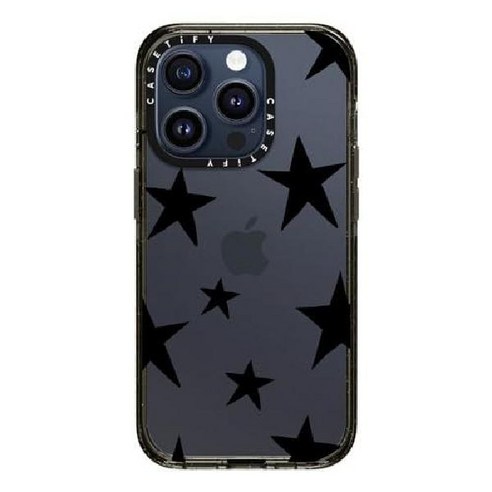 CASETiFY 정품 아이폰15 프로 – 별 프린트 임팩트 케이스