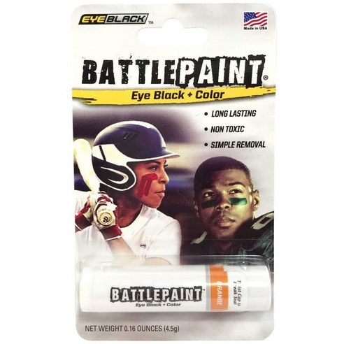 EYEBLACK Color Battle Paint 아이블랙 컬러 페이스 페인팅 그리즈 스틱, 오렌지