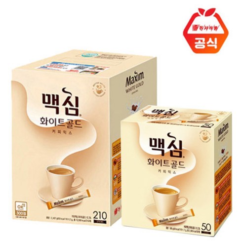 [OKㅣ강추] 동서 맥심 커피믹스 화이트골드210T +화이트골드50T [OKNOWㅣ추천상품]