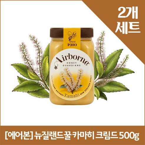 에어본 뉴질랜드꿀 카마히 크림드 500g, 1개