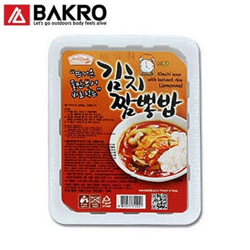 전투식량 김치짬뽕밥 특전 야전 발열 비상, 4개, 95g