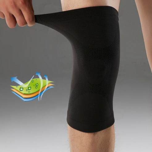 서온리 고탄력 무릎 보호대 2개셋트 관절 얇은 통기성, 블랙 XL x 2개, 1세트