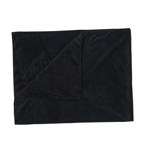 슈퍼 소프트 벨벳 바디 베개 커버/사이드 지퍼 케이스 편안한 지퍼 바디 베개 케이스 베개를 넣고 빼기 쉬운, 블랙 50x152cm, 폴리 에스터