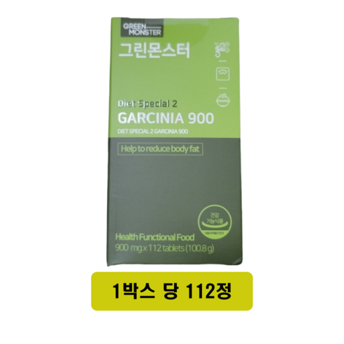 그린몬스터 다이어트 스폐셜2 가르시니아900, 112정, 1개