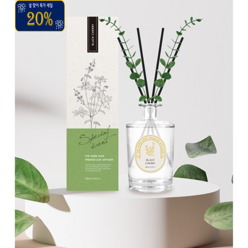 더허브샵 프리미엄 리프 디퓨저, 1개, 500ml, 프렌치라벤더