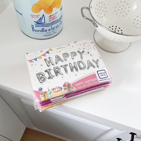 (14색) 생일 호일 풍선 은박 레터링 해피벌스데이 파티 꾸미기 데코 벌룬 꾸미기 이벤트, 마카롱