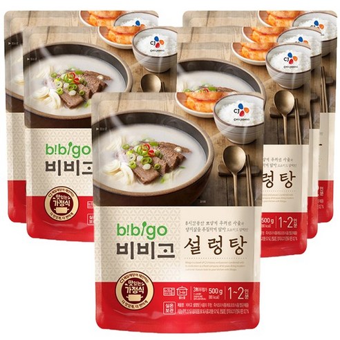 비비고 설렁탕, 500g, 6개