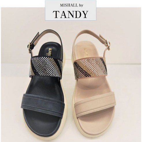 [탠디]미셸by 탠디 경량으로 가볍게 푹신하게 발볼 편한 신발 탠디 여성 핫피스 샌들 D2-R40R2TC2