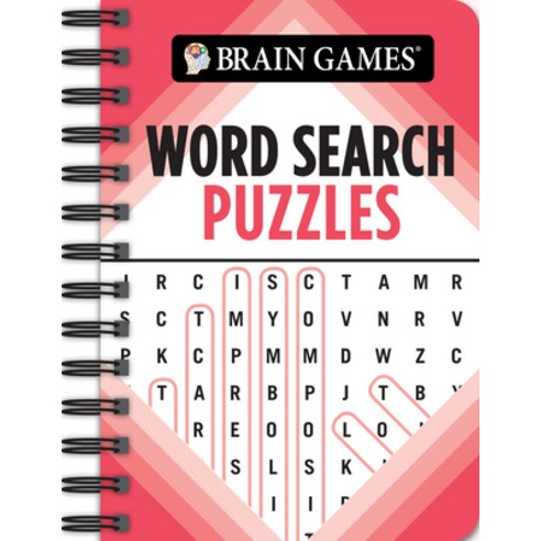 (영문도서) Brain Games - To Go - Word Search Puzzles (Red) Spiral, Publications International,..., English, 9781639383467