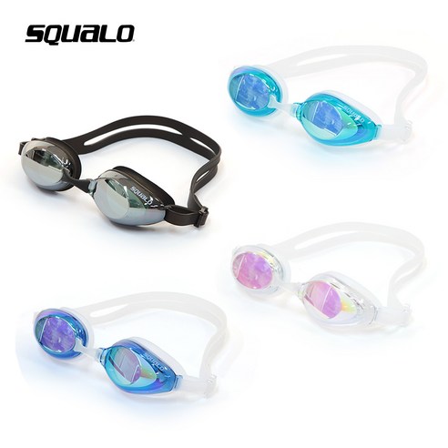 스쿠알로 수경 물안경 UV차단 안티포그 SGL-7600M, 색상선택:SGL7600M 블루, 단품
