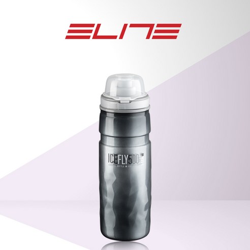 엘리트 아이스 플라이 ICE FLY 자전거 물통 물병, 클리어, 500ml, 1개