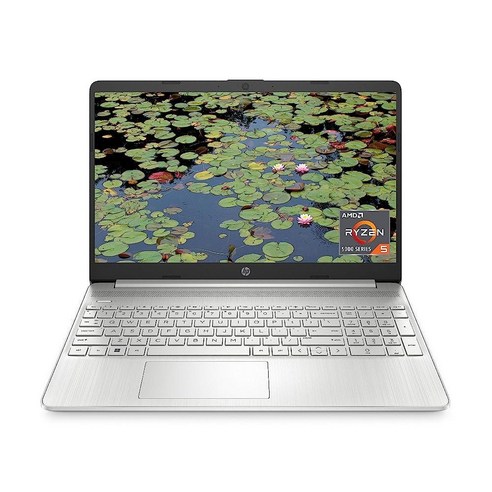 HP 15인치 노트북 HD 디스플레이 AMD 라이젠 5 5500U 8GB RAM 256GB SSD 라데온 그래픽 윈도우 11 홈 15-ef2099nr 2023 실버 131052, 단일