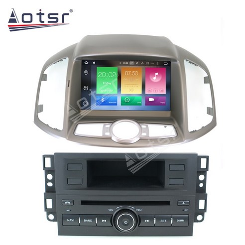 쉐보레 캡티바 2012 카플레이 + 안드로이드 GPS 자동 오디오 스테레오 레코더 헤드 유닛, 1개