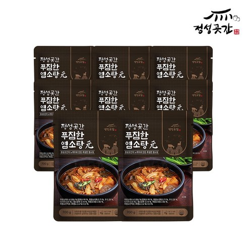 정성곳간 푸짐한 염소탕 원元 700g 8팩, 8개