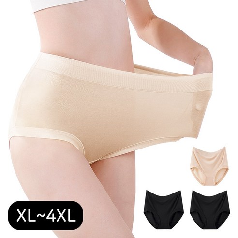 희야몰 여성 빅사이즈 모달 팬티 4장 세트: 편안함과 스타일을 동시에! 빅사이즈모달팬티