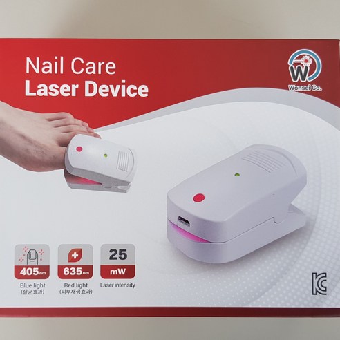 문제성 손발톱 레이저 원세의료기 네일레이저, 화이트, Nail Laser