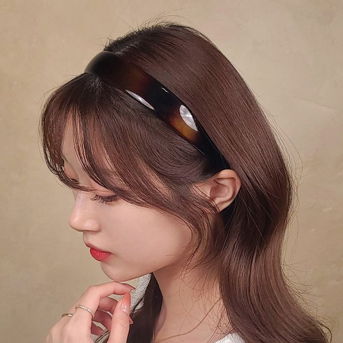 초콜리트쥬얼리 헤어밴드 답답한 아침 스타일링 끝