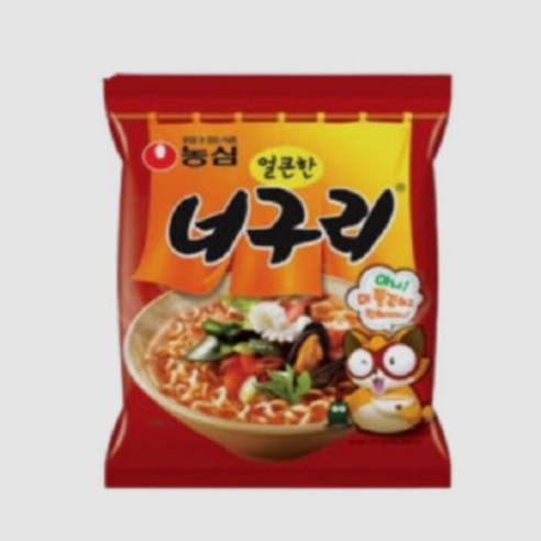 농심 얼큰한 너구리 120g X 10개/무, 10개