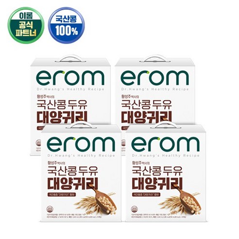 이롬 황성주박사 국산 귀리 15곡 두유, 190ml, 32개