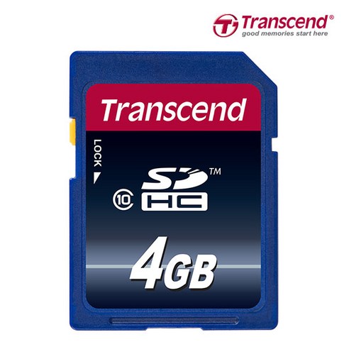 트랜센드 SDHC 4GB CLASS10 SD메모리카드