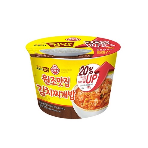 오뚜기 컵밥 증량 원조맛집김치찌개밥, 310g, 1개