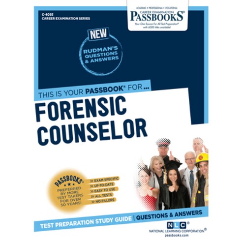 Forensic Counselor 4093 Paperback, Passbooks, English, 9781731840936