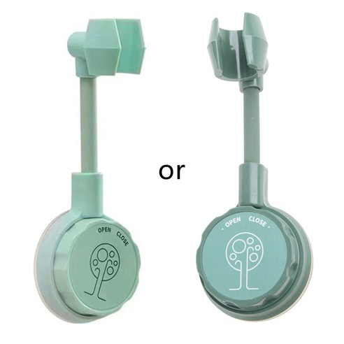 헤드 홀더 핸드 헬드 샤워 헤드 브래킷 조절 가능한 샤워 홀더 제거 가능한 핸드 헬드 샤워 헤드 RA 용 흡입 컵 샤워, 말차 그린, 말차 그린