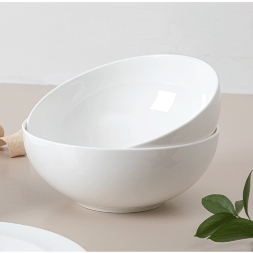 우아함과 실용성을 겸비한 본차이나 면기