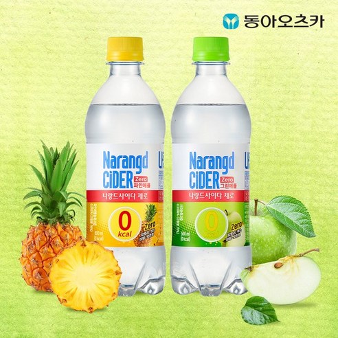 나랑드사이다 500ml PET 2종 1박스 총24입, 24개