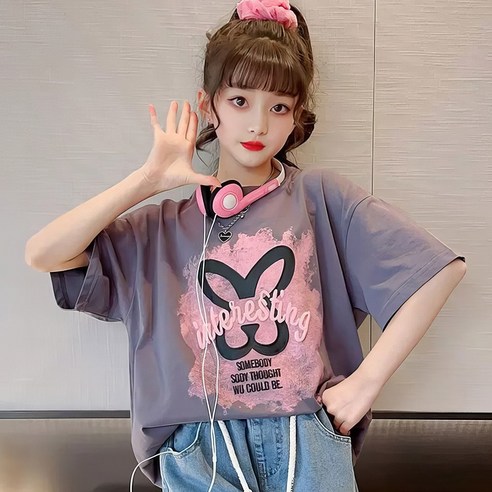 베비포 루즈핏 바니 반팔티 XT2