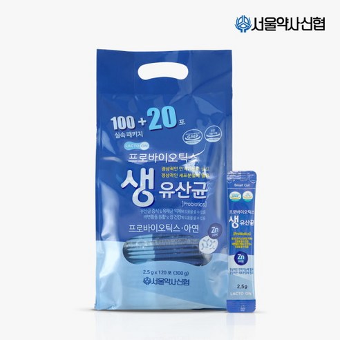 서울약사신협 프로바이오틱스 생유산균 100포, 250g, 4개