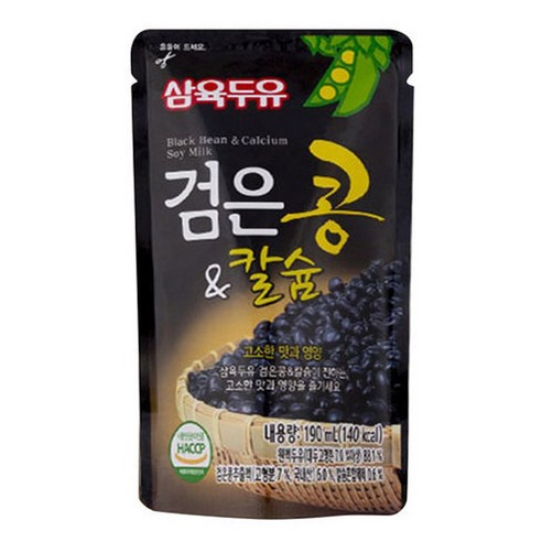 삼육두유 검은콩&칼슘 파우치 190ml, 120개