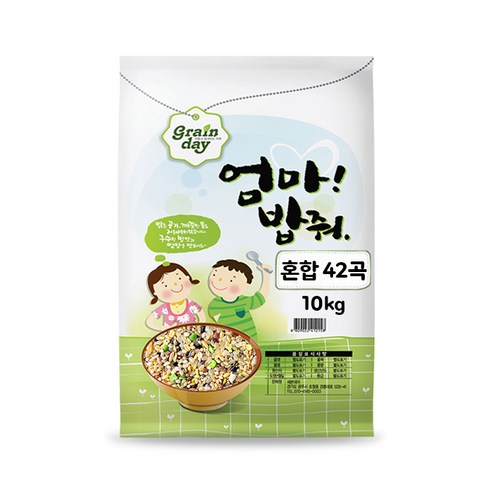 엄마밥줘 42곡 혼합잡곡, 10kg, 1개