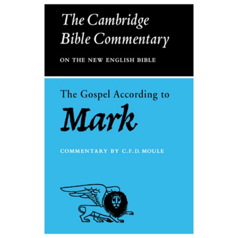(영문도서) The Gospel According to Mark Paperback, Cambridge University Press, English, 9780521092883