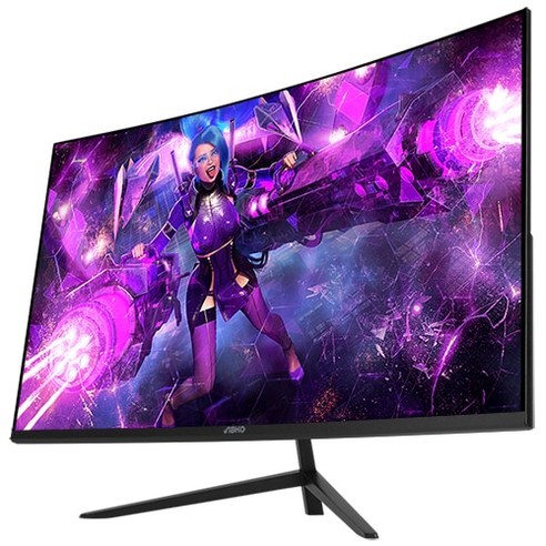 앱코 FHD 165Hz 커브드 프레임리스 초슬림 모니터 68cm, AVC27F165D(무결점) 섬네일