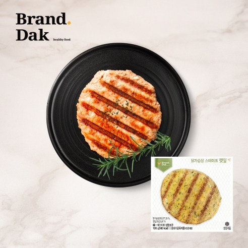 브랜드닭 닭가슴살 깻잎 스테이크 100g 30팩