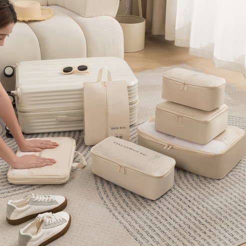 여행의 품격을 높이는 마법, 프리미엄 여행용 파우치 세트 T400 여행파우치정리백