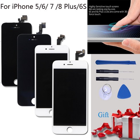 아이폰15 결함  아이폰 4s 4 5 5S 7 8 Plus LCD 터치 스크린 디지타이저 어셈블리 iPhone 6 7 8 6S X XS XR LCD 작은 결함