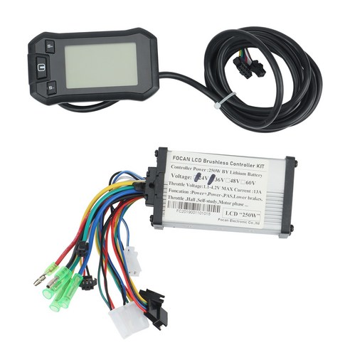 Monland 24/36 V 250 W 전자 자전거 S850 Lcd 디스플레이 전기 스쿠터 접이식 장비 용 브러시리스 모터 컨트롤러 키트, 보여진 바와 같이