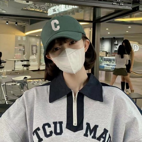 글램냥이 데일리 남녀공용 커플 볼캡 모자