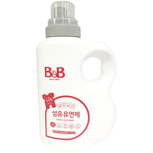 비앤비 섬유유연제 베르가못&그레이프프루츠향 용기형, 1500ml, 1개