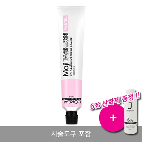 로레알 마지패션 파스텔 50ml 염색약 + 시술도구, 12.6 체리 블러쉬, 1개
