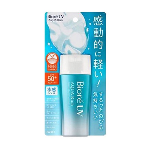 비오레 아쿠아 리치 워터리 젤 선블록 70ml 2개, 110ml
