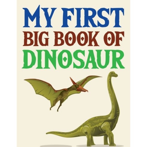 My First Big Book Of Dinosaur: Dinosaur Adult Coloring Book Paperback, Independently Published, English, 9798733495316
