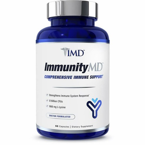 [미국] 1MD ImmunityMD Immune Health Probiotic 이뮨헬스 이뮤니티MD 프로바이오틱스 60캡슐, 60개