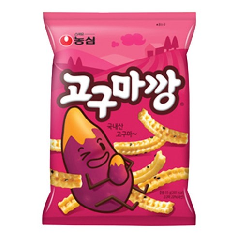 농심 고구마깡, 83g, 6개