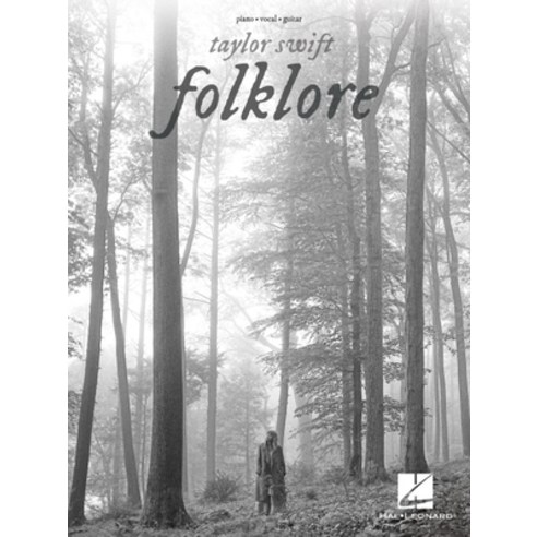 Taylor Swift - Folklore: Piano/Vocal/Guitar Songbook Paperback, Hal Leonard Publishing Corporation