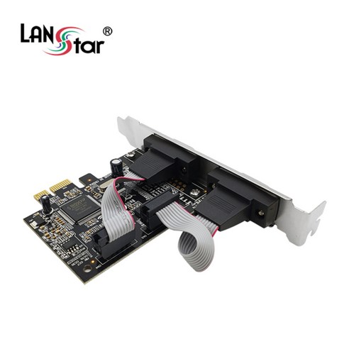 랜스타 PCI 익스프레스 RS232 시리얼 2포트 카드 LS-PCIE-EX902BN