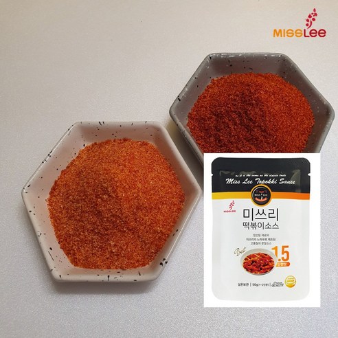 미쓰리 떡볶이소스(1.5단짠맛) 50g 1봉, 2개