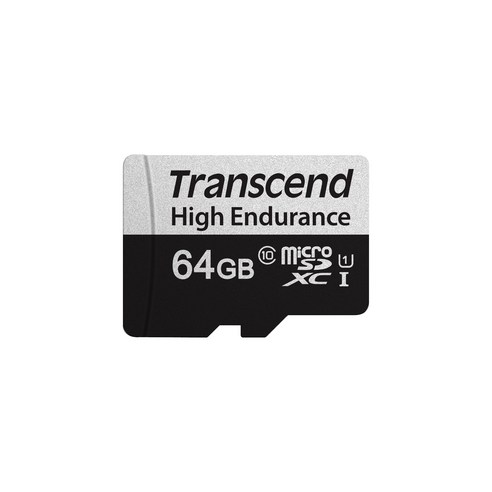 트랜센드 마이크로 SDXC 메모리 카드 + SD 어댑터 TS64GUSD350V, 64GB 저장장치